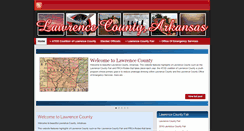 Desktop Screenshot of lawrencecountyarkansas.com